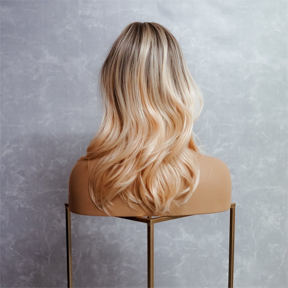 MIKA Blonde Ombre Fringe Wig - Milk & Honey
