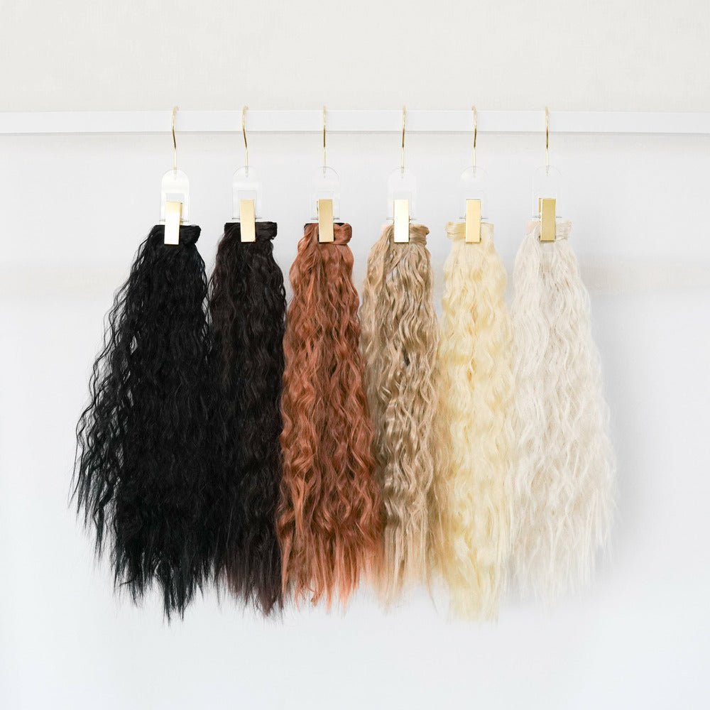 MORGAN Wavy Synthetic 22” Ponytail - Milk & Honey