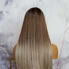 MOROCCO Brown Ombre Fringe Wig - Milk & Honey