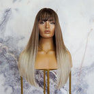 MOROCCO Brown Ombre Fringe Wig - Milk & Honey