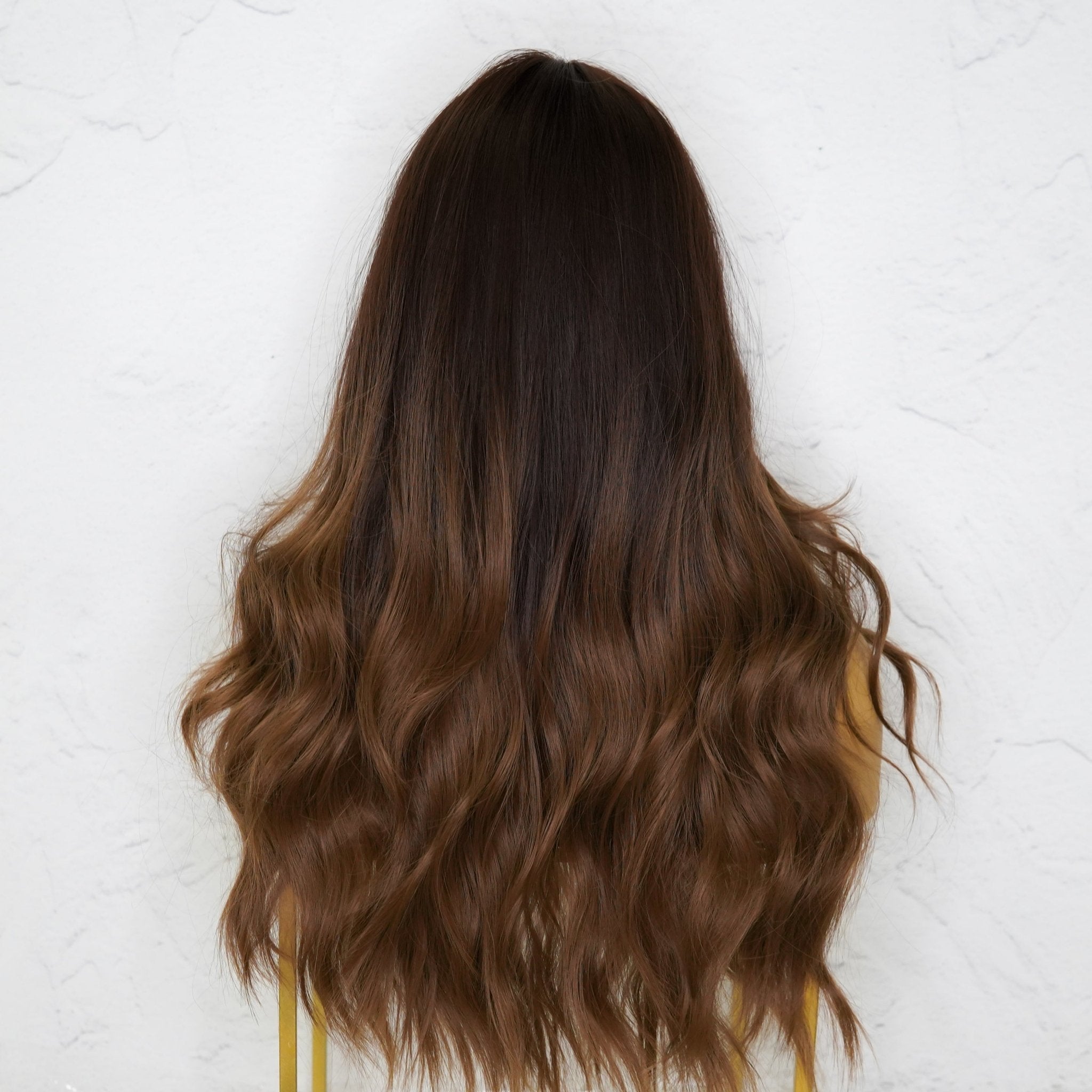 NADIA Dark Chocolate Ombre Lace Front Wig - Milk & Honey