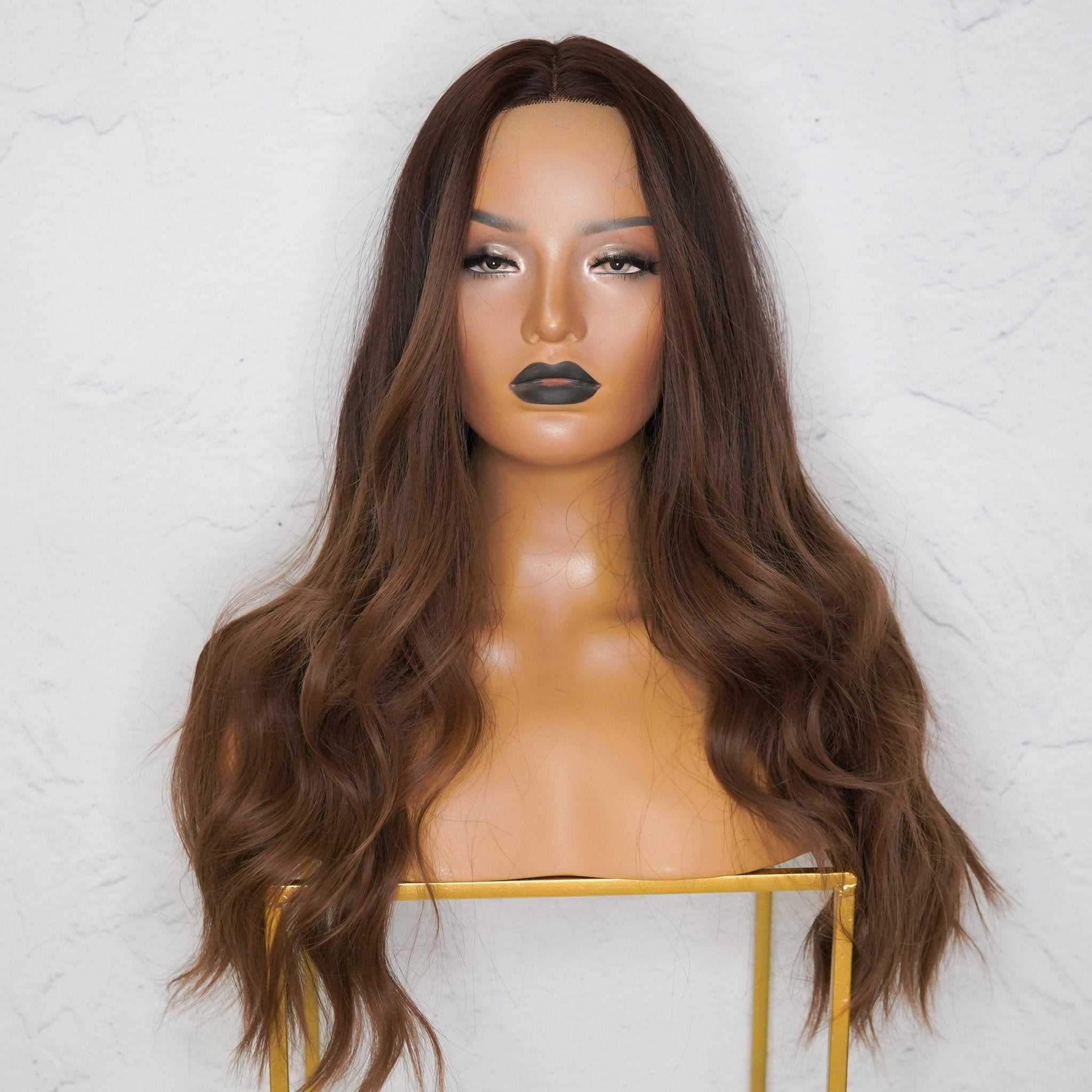 NADIA Dark Chocolate Ombre Lace Front Wig - Milk & Honey