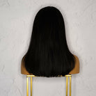 Nicole Black Human Hair Lace Front Wig - READY TO SHIP - Milk & Honey