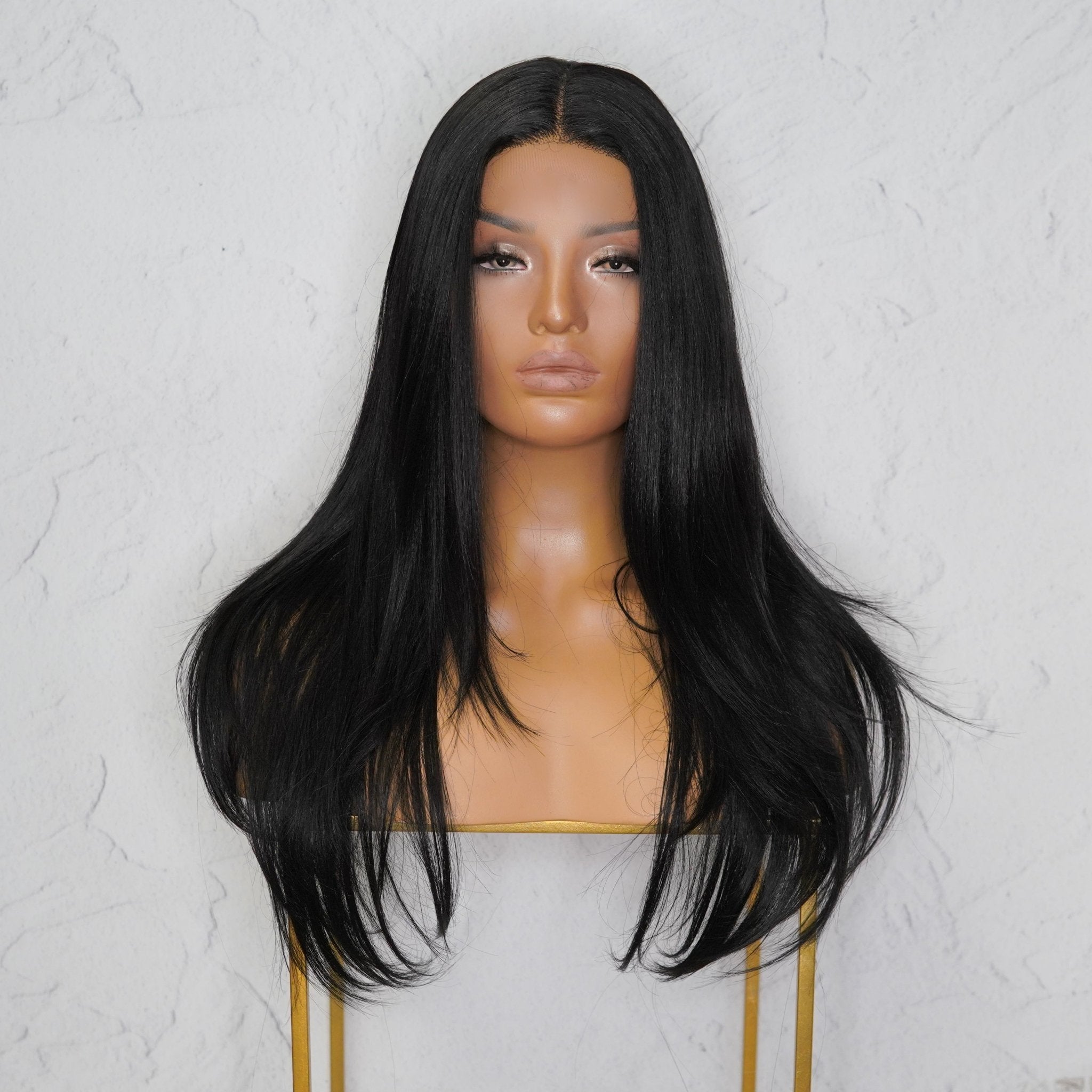 NOELLE Black Lace Front Wig - Milk & Honey