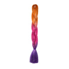 ORANGE, PINK, PURPLE GLITTER BRAID HAIR 24" - Milk & Honey