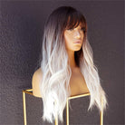 PARIS Ombre Fringe Wig - Milk & Honey
