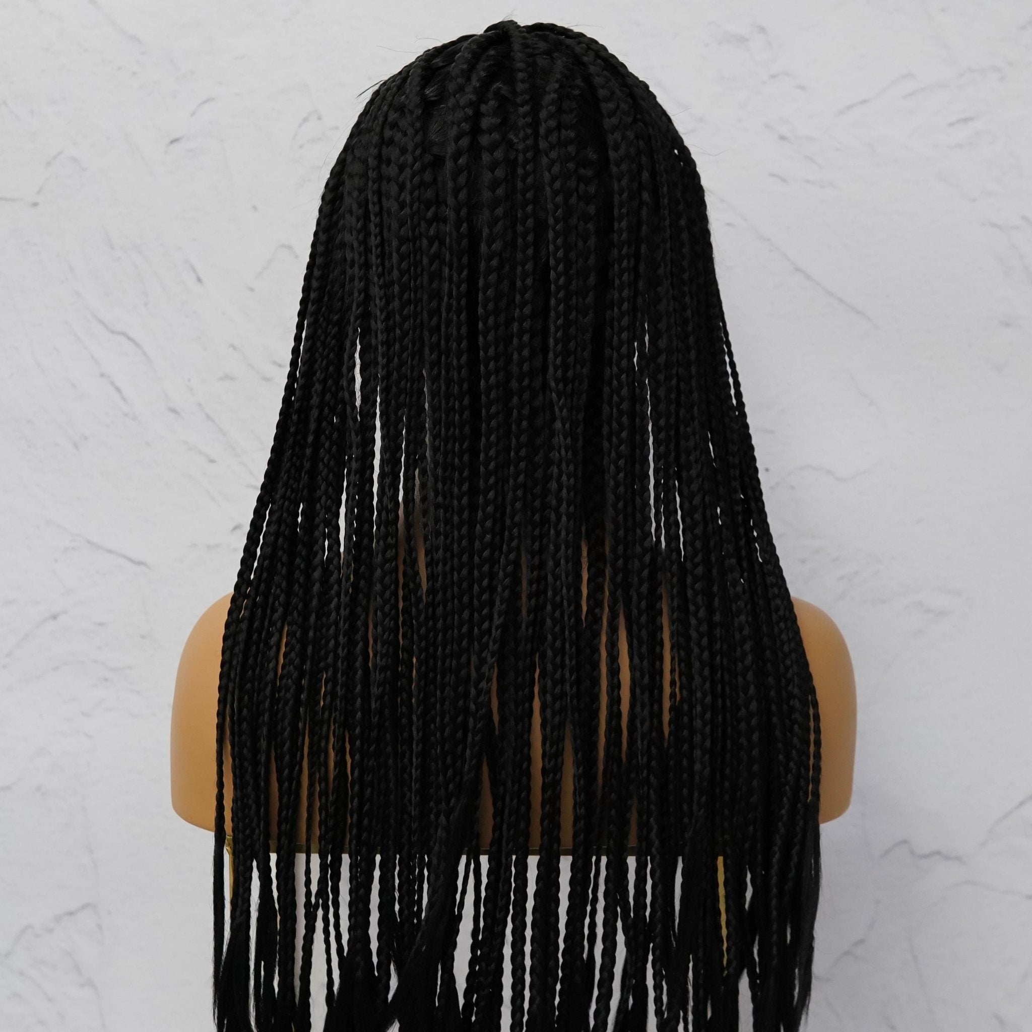 PHOENIX BLACK Braided 26" Lace Front Wig - Milk & Honey