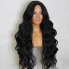 PIPER Black Lace Front Wig - Milk & Honey