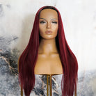 RACHEL 24" Cherry Red Lace Front Wig - Milk & Honey