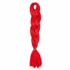 RED GLITTER BRAID HAIR 24" - Milk & Honey