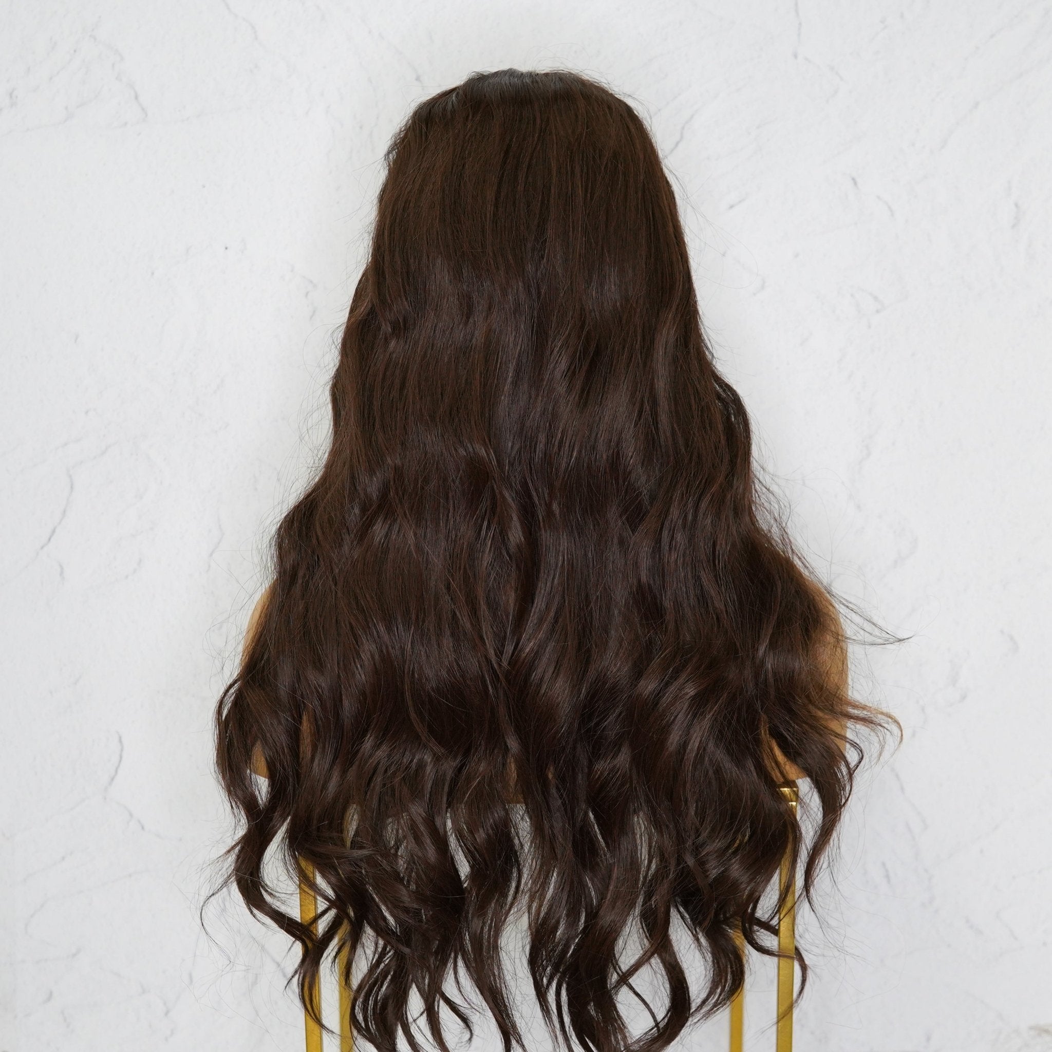 RINATA Ombre Brown Lace Front Wig - Milk & Honey