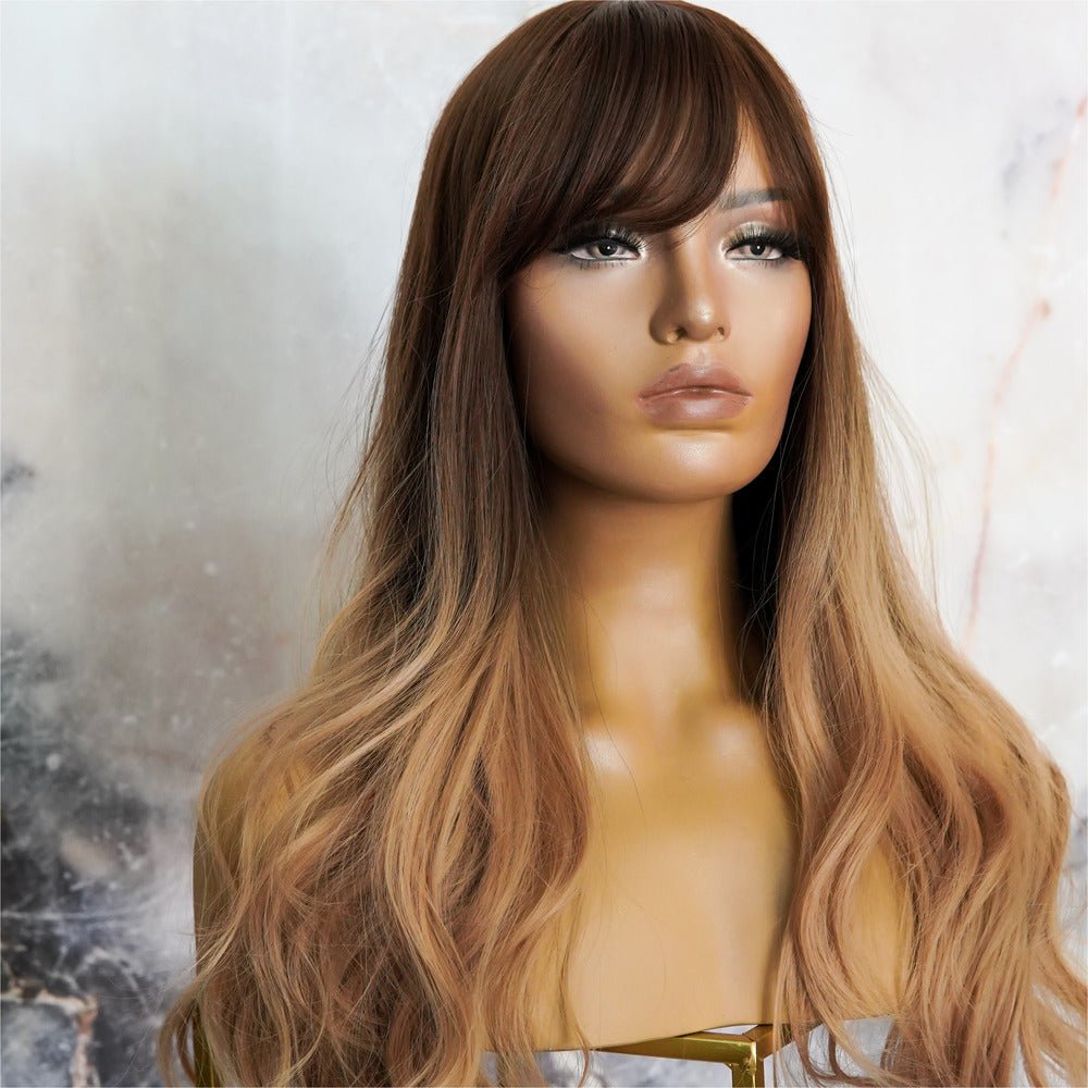 ROSA Brown Ombre Fringe Wig - Milk & Honey