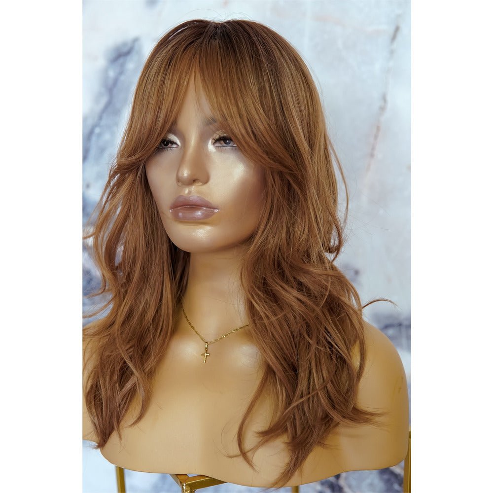 ROXY Brown Fringe Wig - Milk & Honey