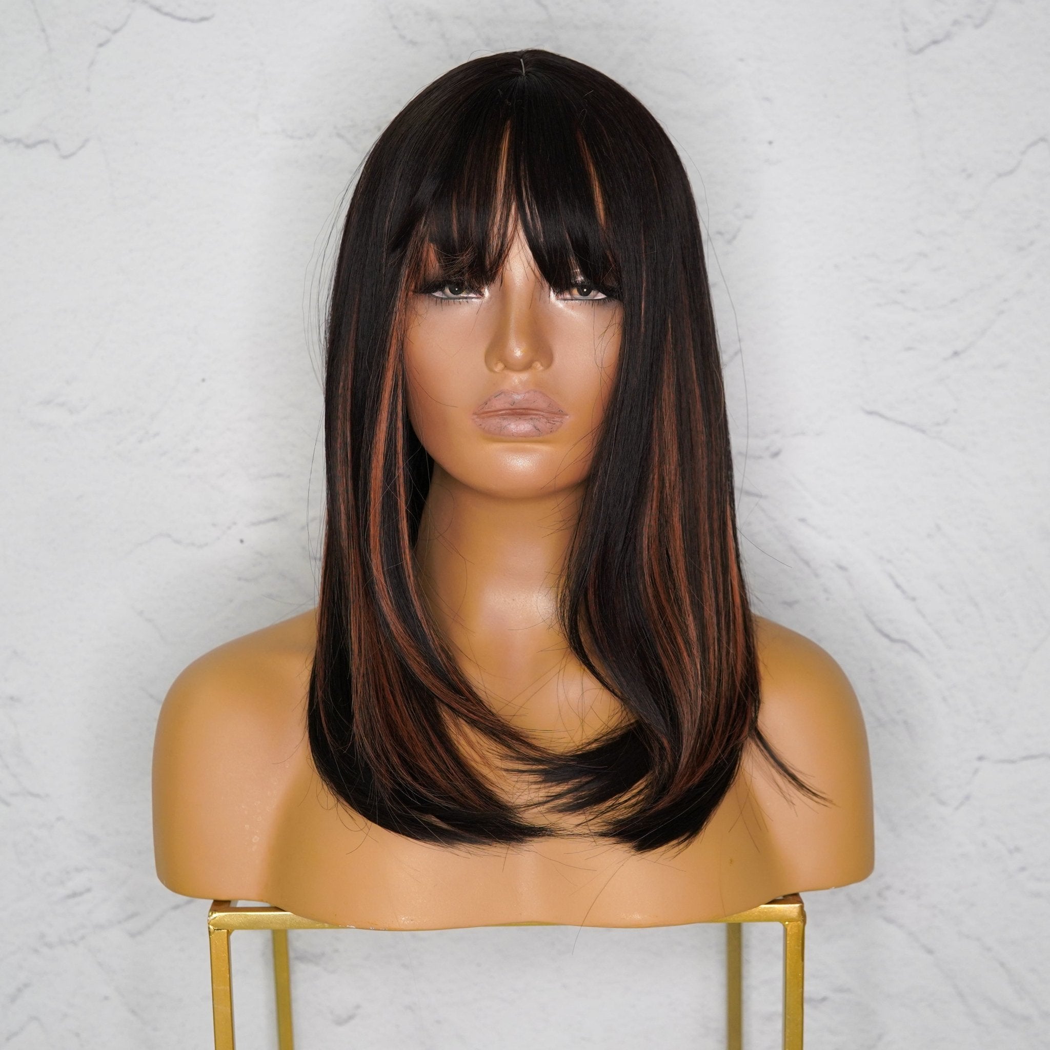RUBY Black Fringe Wig - Milk & Honey