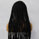 SAMPLE PHOENIX BLACK Braided 26" Lace Front Wig - Pre Cut Lace - Milk & Honey