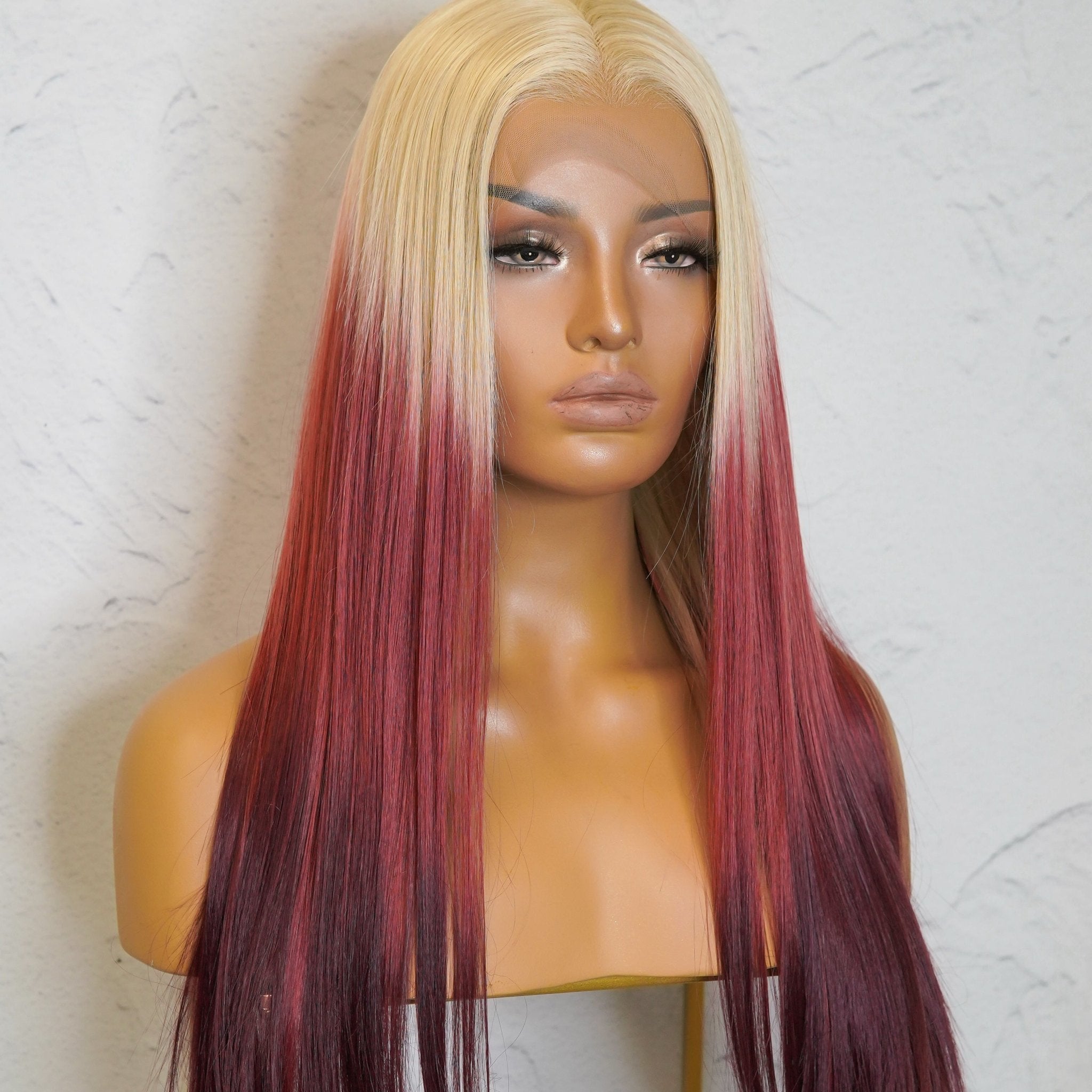 SARAH Wine Lace Front Wig - Milk & Honey