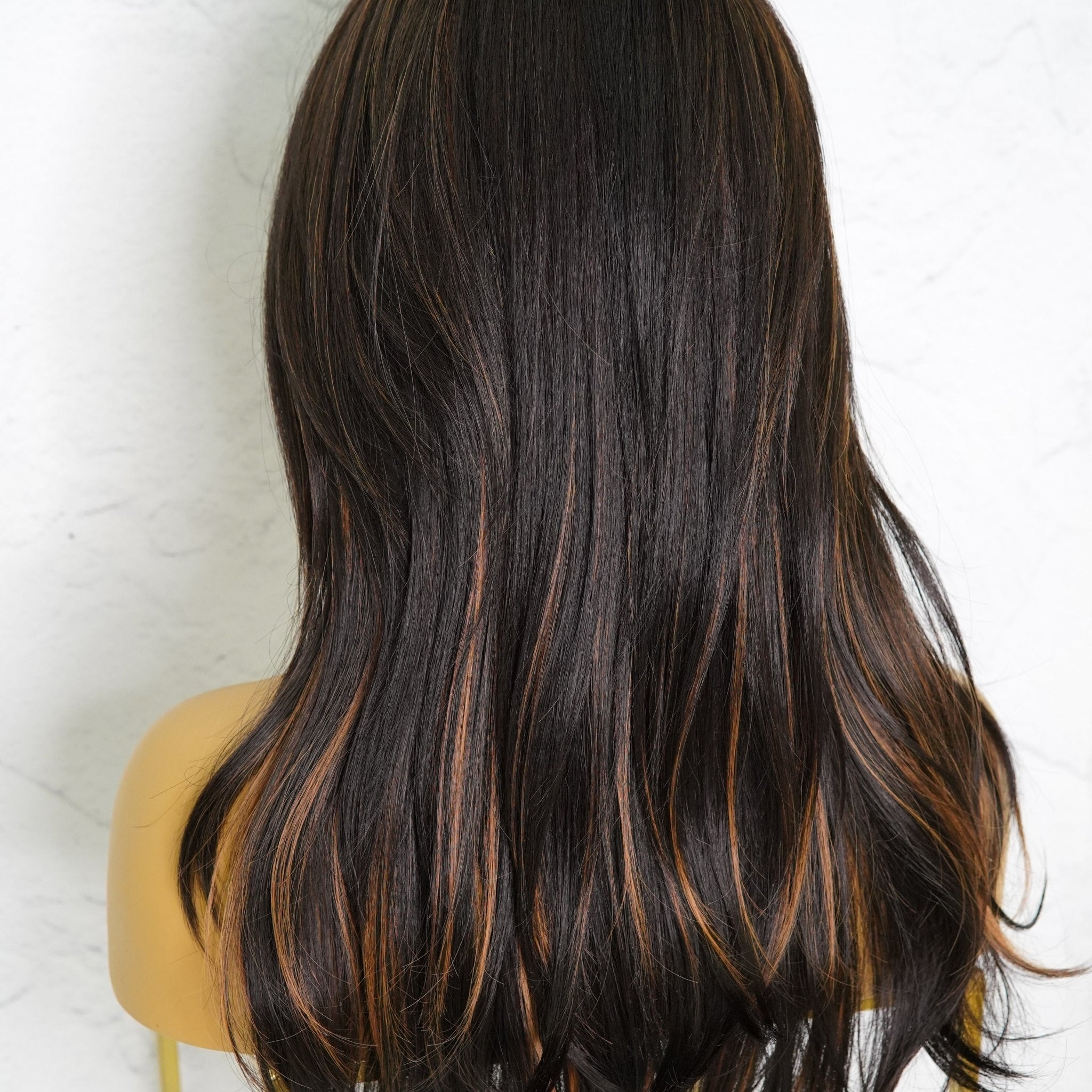 STEFANIE Black Fringe Wig - Milk & Honey