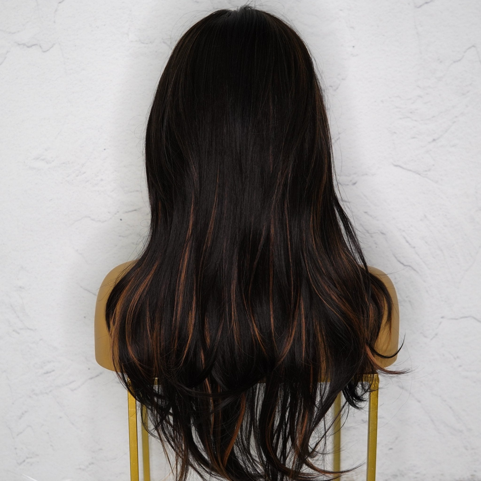 STEFANIE Black Fringe Wig - Milk & Honey