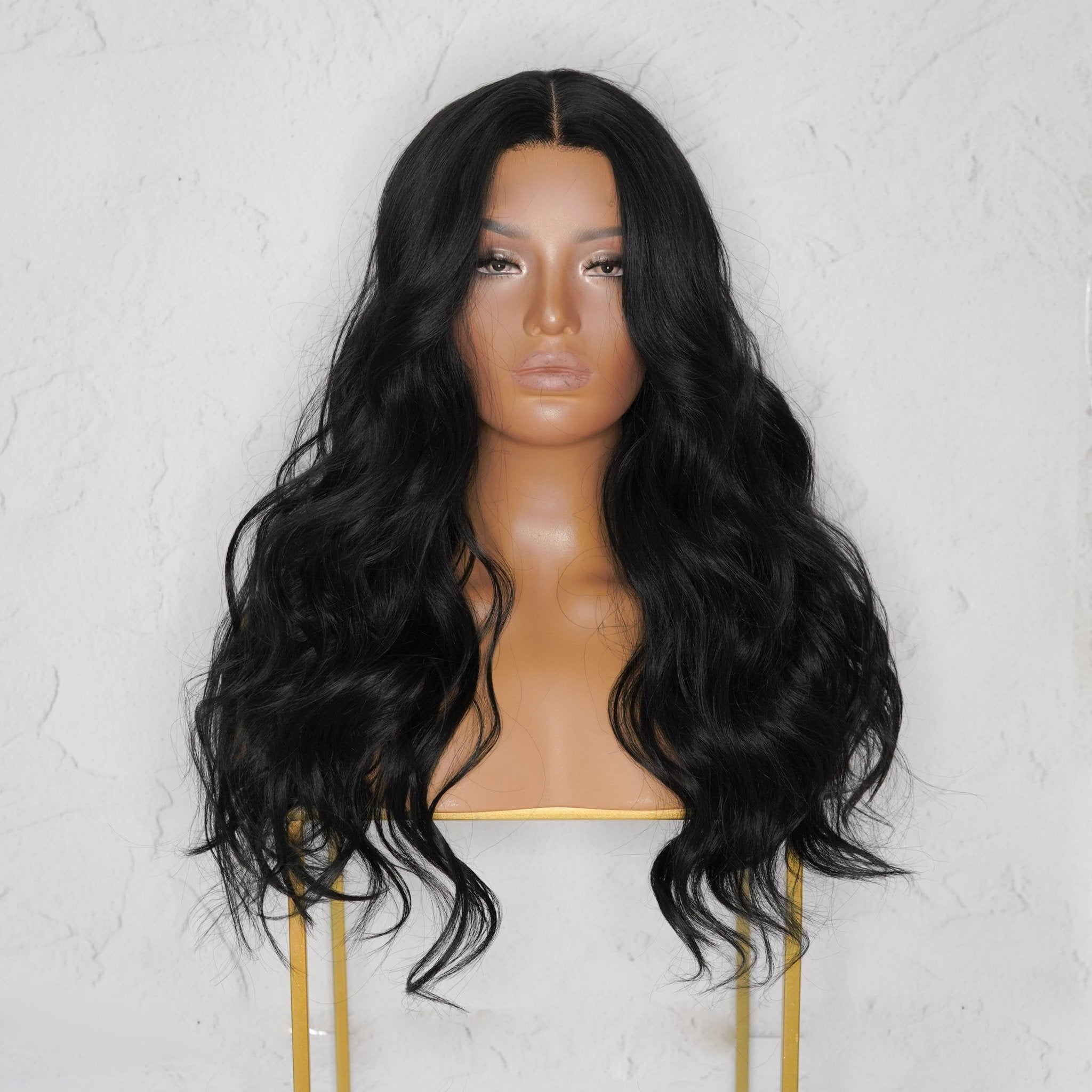 TABITHA Black Lace Front Wig - Milk & Honey
