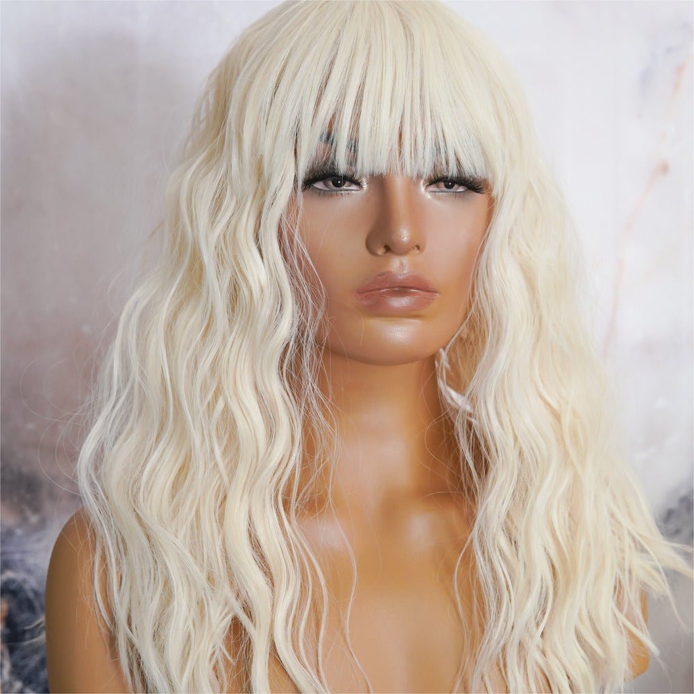 TAMIKA Platinum Fringe Wig - Milk & Honey