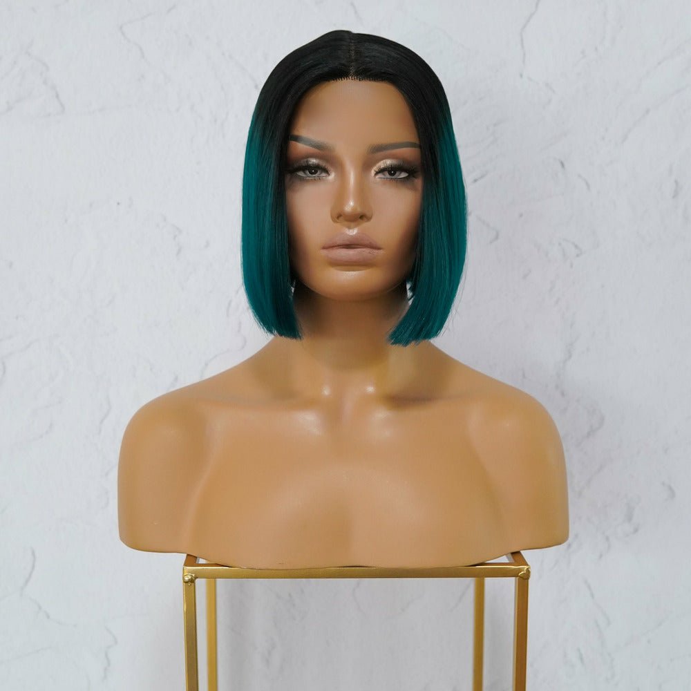 TILLY Ombre Emerald Lace Front Wig - Milk & Honey