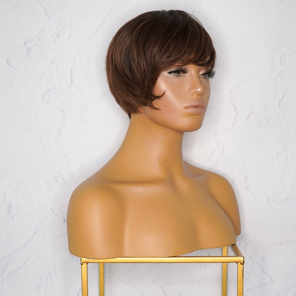 TRINITY MATRIX COSPLAY - KRIS Dark Brown Fringe Wig - Milk & Honey