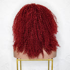 TYRA Burgundy Afro Curl Wig - Milk & Honey