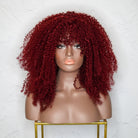 TYRA Burgundy Afro Curl Wig - Milk & Honey