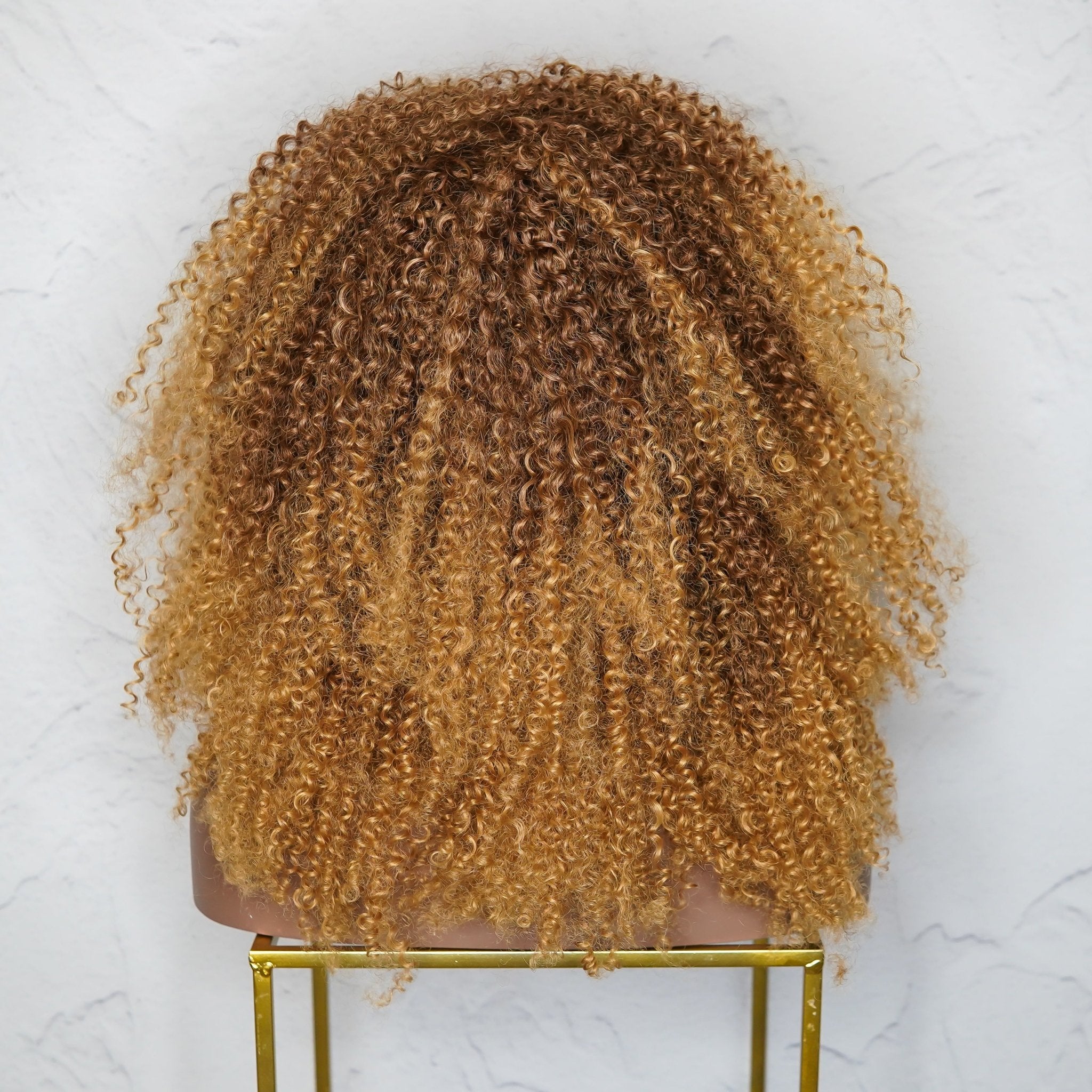 TYRA Caramel Afro Curl Wig - Milk & Honey