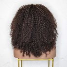 TYRA Dark Brown Afro Curl Wig - Milk & Honey