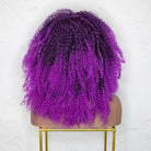 TYRA Purple Afro Curl Wig - Milk & Honey