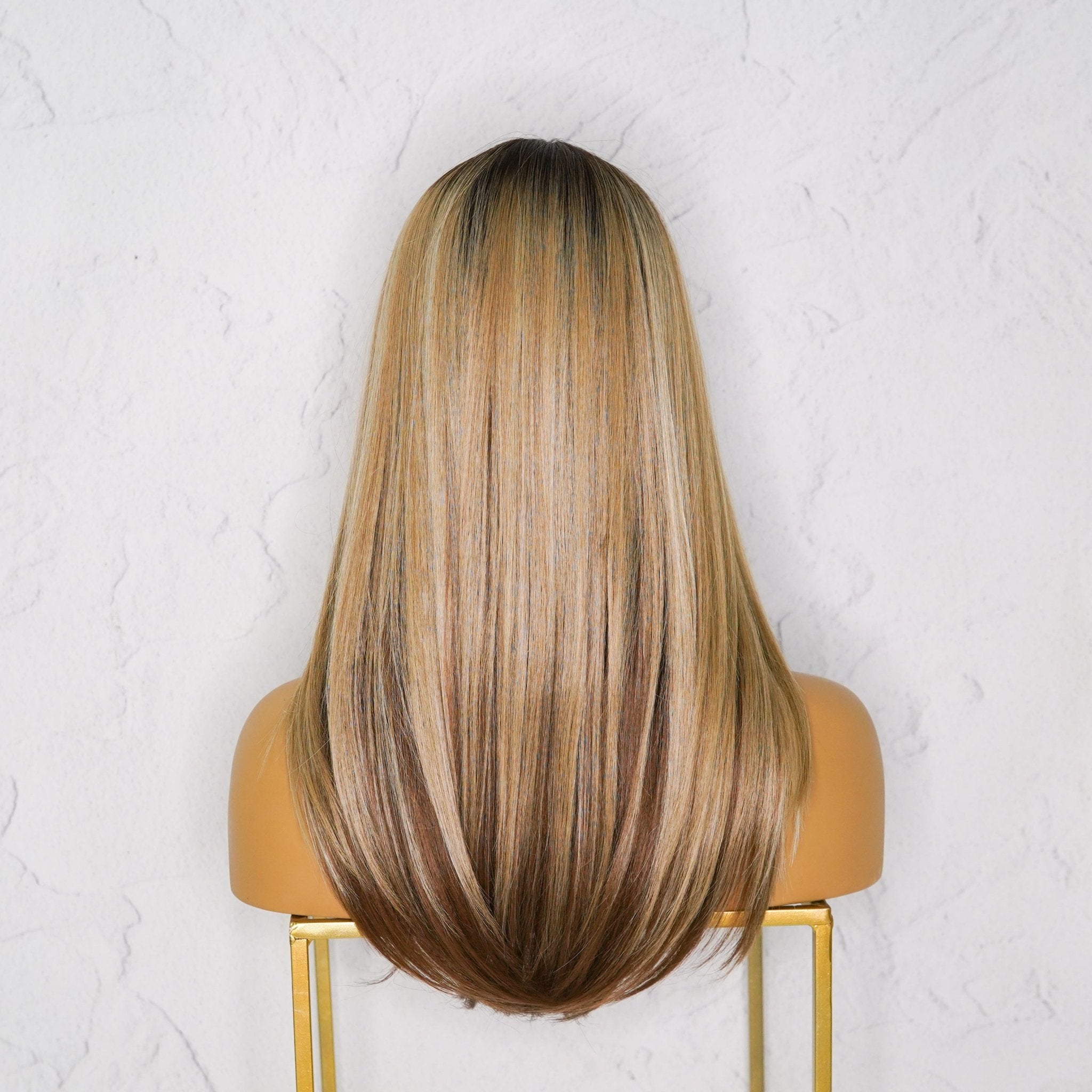 VALERIE Ombre Caramel Lace Front Wig - Milk & Honey