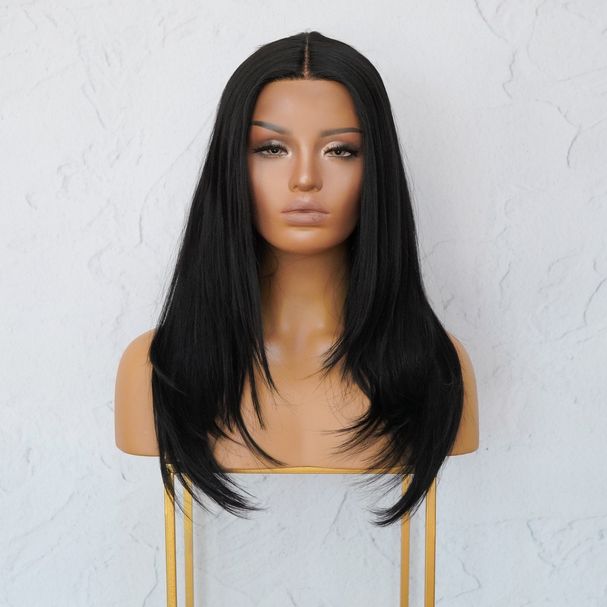 VANESSA Black Lace Front Wig - Milk & Honey
