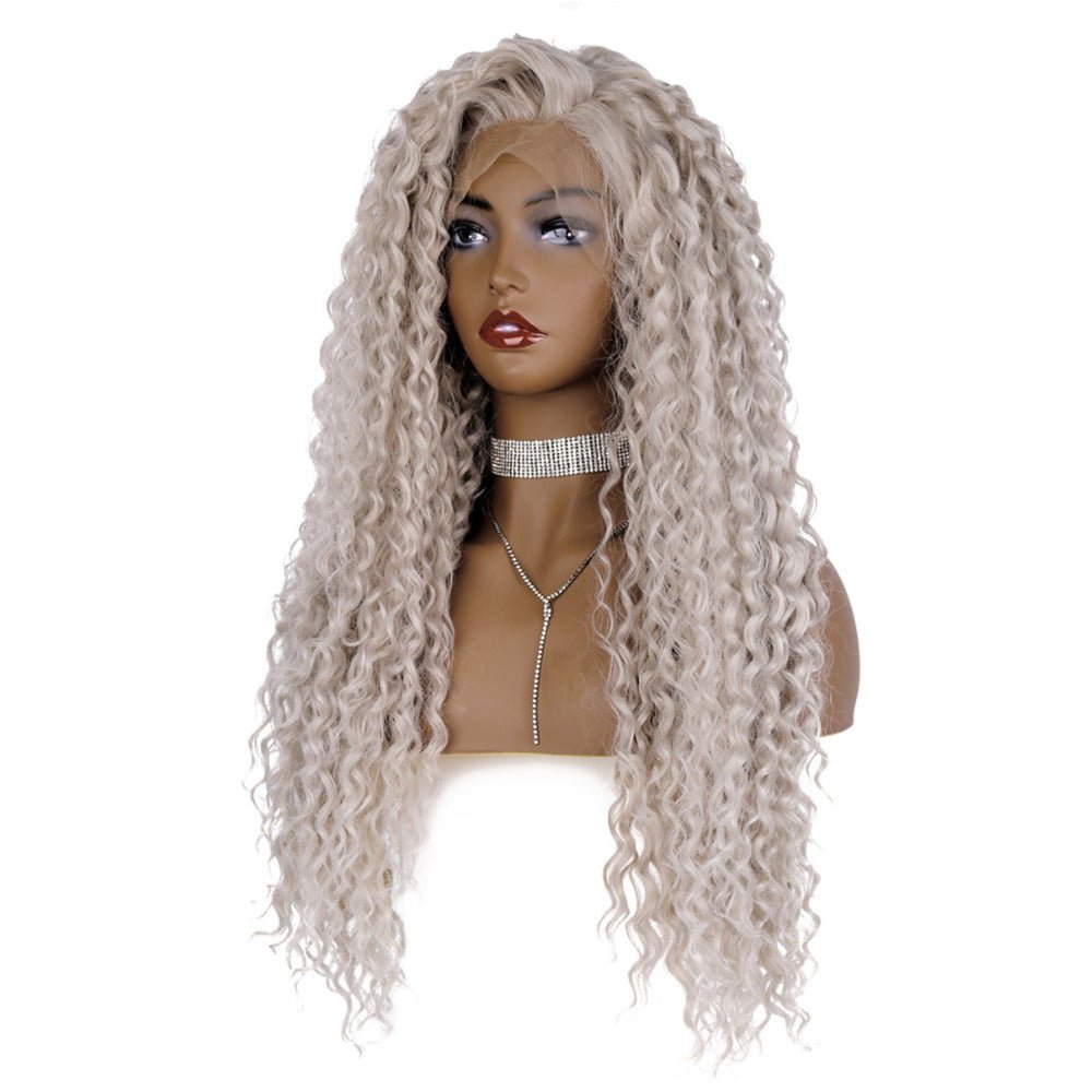 Vanilla Blonde Curly 26" Lace Front Wig - Milk & Honey