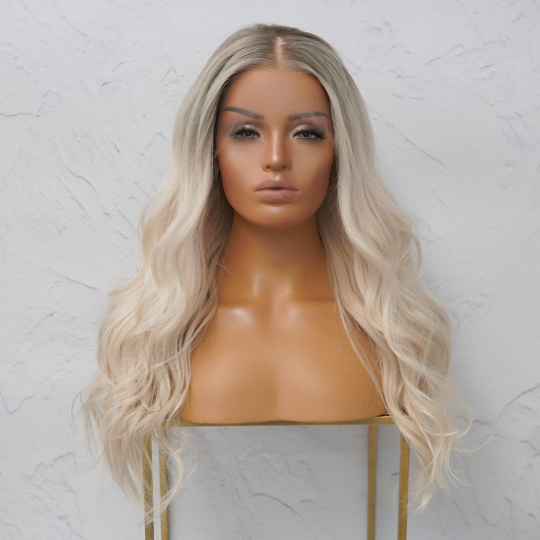 WINNY Human Hair Lace Front Wig - Milk & Honey