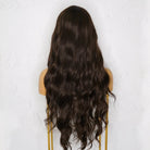 YASMIN Dark Brown Fringe Wig - Milk & Honey
